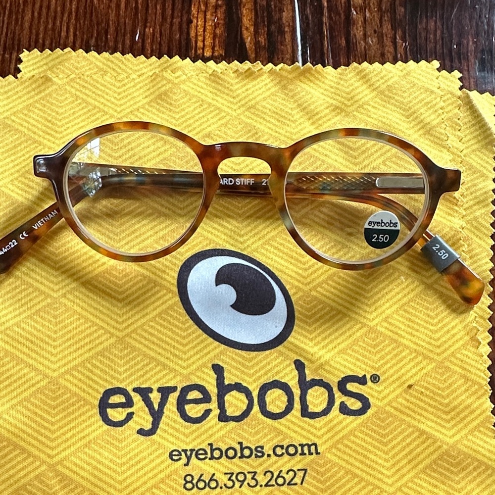 Eyebobs Tortoise Shell Reading Glasses 2.50 readers